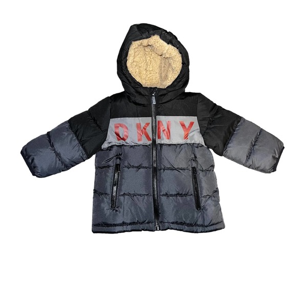 Dkny Other - Baby Boys' Puffer Jacket By DKNY | Black/Gray| Size: 12M